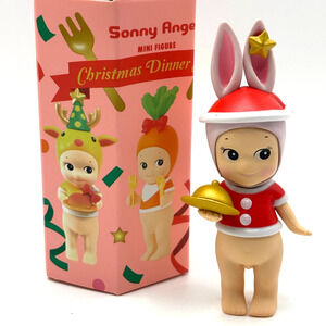 New Kewpie/Angel Seated Mini Figure in Santa Rabbit Costume, Open Blind Box